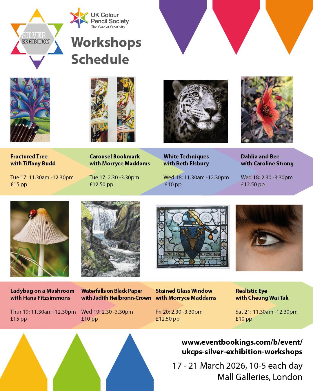 Silver Exhibition Workshops Poster